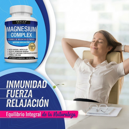 Magnesio para más ENERGÍA y fortaleza MUSCULAR