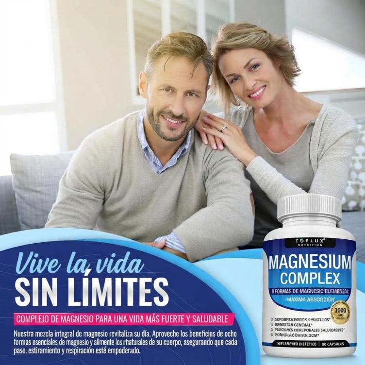 Magnesio para más ENERGÍA y fortaleza MUSCULAR