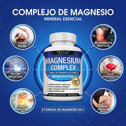 Magnesio para más ENERGÍA y fortaleza MUSCULAR
